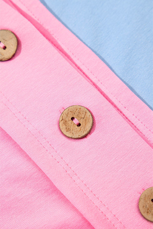 Soft Cotton Blend Button Front Collared Shirt