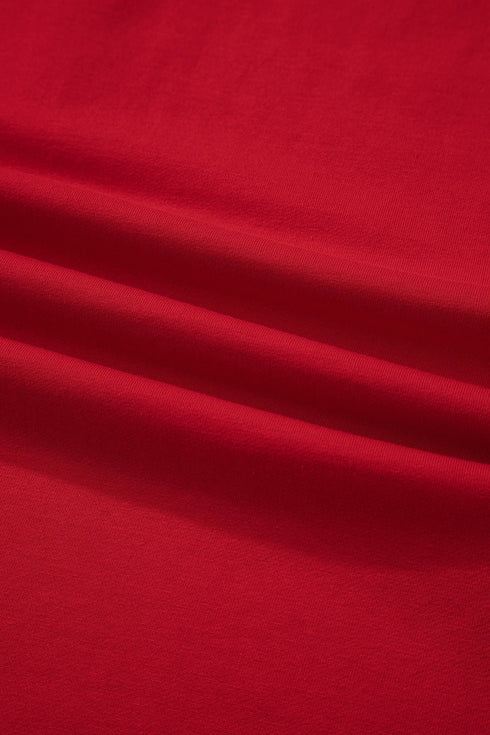 Soft Cotton Blend Button V Neck Bow Detail Lounge Set