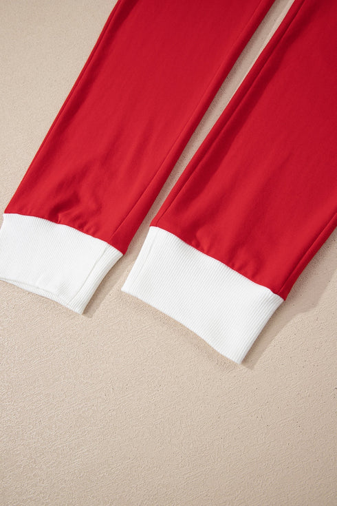 Soft Cotton Blend Button V Neck Bow Detail Lounge Set