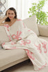 Soft Cotton Bow Pattern Plush Throw Blanket
