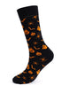 Soft Cotton Graphic Print Novelty Crew Socks