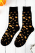 Soft Cotton Graphic Print Novelty Crew Socks