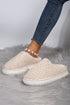 Soft Cotton Knit Round Toe Indoor Slippers