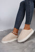 Soft Cotton Knit Round Toe Indoor Slippers