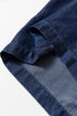 Soft Denim Smocked High Waist Wide Leg Jeans