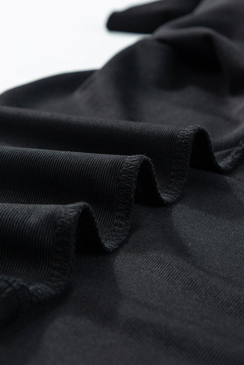 Soft Draped Cowl Neck Batwing Sleeve Top