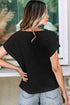Soft Draped Cowl Neck Batwing Sleeve Top