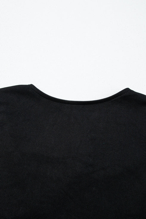 Soft Draped Cowl Neck Batwing Sleeve Top