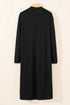 Soft Draped Open Front Long Sleeve Cardigan