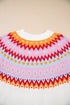 Soft Fair Isle Knit Crew Neck Pullover Sweater