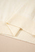 Soft Fine Knit Button Cuff Crew Neck Sweater