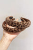 Soft Fuzzy Texture Leopard Print Wide Hair Headband