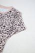 Soft Jersey Abstract Spot Print Short Sleeve Top