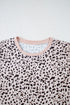 Soft Jersey Abstract Spot Print Short Sleeve Top