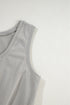 Soft Jersey Knit Sleeveless Drawstring Waist Dress