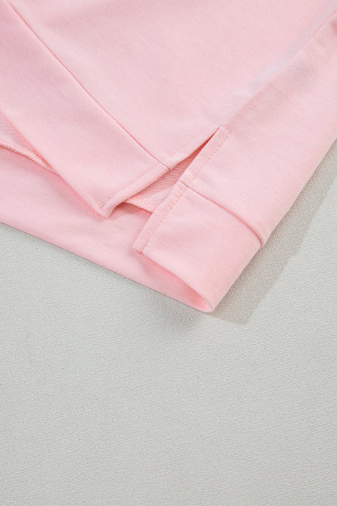 Soft Knit Collared V Neck Puff Sleeve Top