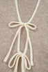 Soft Knit Contrast Tie Front Cardigan