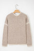 Soft Knit Contrast Tie Front Cardigan
