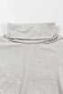 Soft Knit Cowl Neck Drawstring Pocket Tunic Top