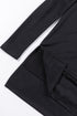 Soft Knit Cowl Neck Drawstring Pocket Tunic Top
