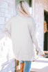 Soft Knit Cowl Neck Drawstring Pocket Tunic Top
