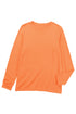 Soft Knit Crew Neck Long Sleeve Relaxed Top