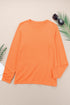 Soft Knit Crew Neck Long Sleeve Relaxed Top