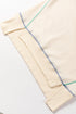 Soft Knit Exposed Seam High Low Hem Pullover Sweatshirt