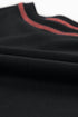 Soft Knit Exposed Seam High Low Hem Pullover Sweatshirt
