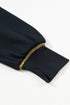 Soft Knit Exposed Seam High Low Hem Pullover Sweatshirt