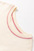 Soft Knit Exposed Seam High Low Hem Pullover Sweatshirt