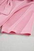 Soft Knit Half Sleeve Bow Applique Detail T-Shirt