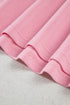 Soft Knit Half Sleeve Bow Applique Detail T-Shirt