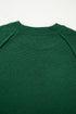 Soft Knit Raglan Sleeve Crew Neck Sweater