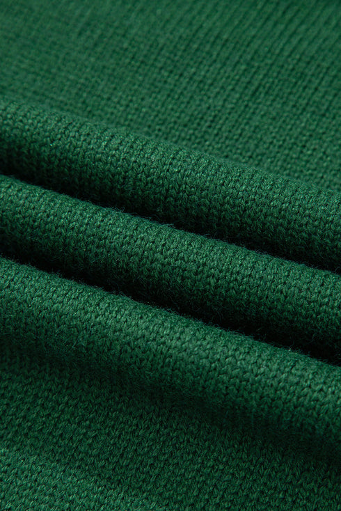 Soft Knit Raglan Sleeve Crew Neck Sweater