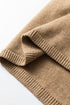 Soft Knit Ruffle Placket Button Down Cardigan
