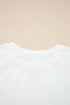 Soft Knit Seam Detail Curved Hem Raglan Top