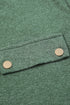 Soft Knit Snap Button Long Sleeve Henley Top