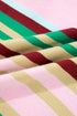Soft Knit Striped Balloon Sleeve Crew Neck Sweater
