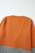 Soft Knit Striped Color Block Open Front Cardigan