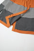 Soft Knit Striped Color Block Open Front Cardigan