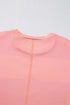 Soft Knit Striped Drop Shoulder Relaxed Top