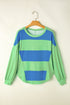 Soft Knit Striped Drop Shoulder Relaxed Top