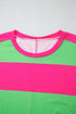 Soft Knit Striped Drop Shoulder Relaxed Top
