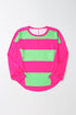 Soft Knit Striped Drop Shoulder Relaxed Top