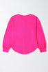 Soft Knit Striped Drop Shoulder Relaxed Top
