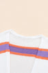 Soft Knit Striped Open Front Longline Cardigan