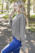 Soft Mock Neck Relaxed Fit Long Sleeve Pullover Sweater