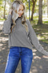 Soft Mock Neck Relaxed Fit Long Sleeve Pullover Sweater