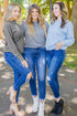 Soft Mock Neck Relaxed Fit Long Sleeve Pullover Sweater